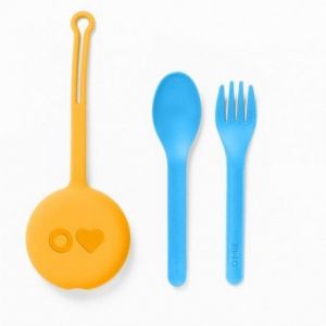 OmieLife Fork Spoon & Pod Set - Sunrise