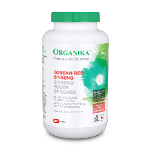 Organika Ginseng  Korean Red 500mg 200 Caps