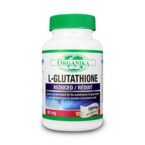 Organika L-Glutathione 50mg 100Capsules