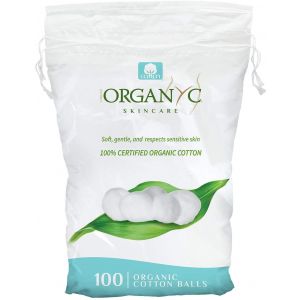 Organyc Beauty 100% Organic Cotton Balls 100 Balls @