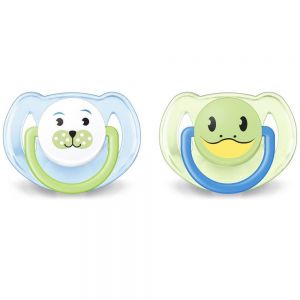 Philips AVENT Animal Pacifier 6-18 months - Seal & Sea Turtle