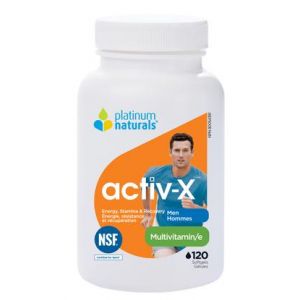 Platinum Naturals Activ-X Men Multivitamin 120 Softgels @