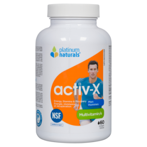 Platinum Naturals Activ-X Men Multivitamin 60 Softgels @