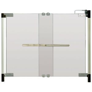 Qdos Crystal Hardware Mounted Safety Gate - Clear