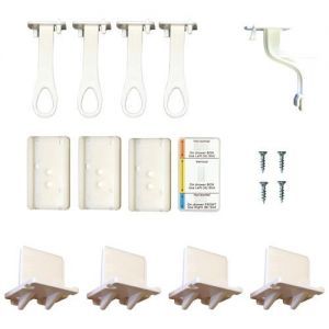 Qdos SureCatch Top Drawer Adhesive Latches (4 Pack)