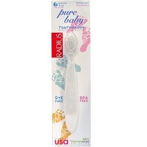 Radius Pure Baby Super Toothbrush Ultra Soft 6Months+