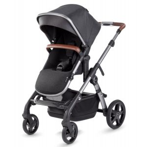Silver Cross Wave 2022 Single-to-Double Stroller - Charcoal