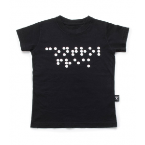 NuNuNu Braille T-Shirt Black