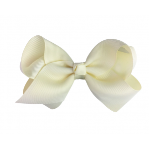 Baby Wisp d - Baby Wisp - Pinch Clip - Americana 4'' Bow- Antique White