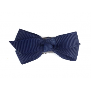 Baby Wisp d - Mini Latch Wisp Clip Chelsea Boutique Bow Navy