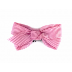 Baby Wisp d - Mini Latch Wisp Clip Chelsea Boutique Bow WildRose Blush