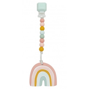 Loulou Lollipop Silicone Teether Set - Pastel Rainbow