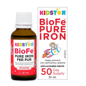Kidstar Nutrients BioFe Pure Iron Drops Unflavoured 30ml