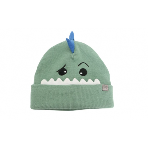 FlapjackKids Kids Knitted Beanie Dinosaur - Medium to Large (2-6Yrs+)