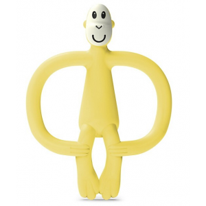 Matchstick Monkey No Tail Teething Toy in Yellow