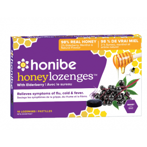 Honibe Honey Lozenges with Elderberry 10 Lozenges