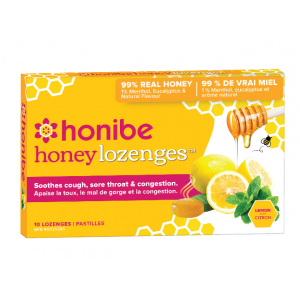 Honibe Honey Lozenges with Lemon 10 Lozenges