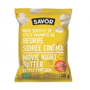 Savor Kettle Popcorn Movie Night Butter 125g