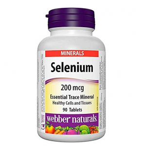 Webber Naturals Selenium 200mcg 90Tablets