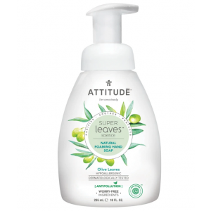 Attitude Super Leaves Foaming Hand Soap Olive Leaves 295ml