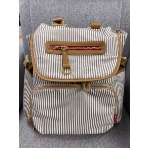 Skip Hop Grand Central Take-it-all Backpack Diaper Bag -French Stripe