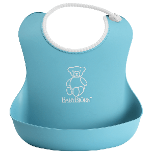 BabyBjorn Soft Bib - Turquoise 4 Months+