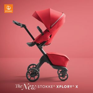 Stokke Xplory X Stroller - Ruby Red