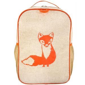 SoYoung Orange Fox Grade School Backpack