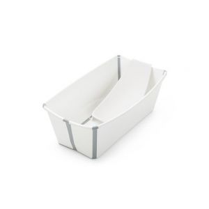Stokke Flexi Bath Bundle with Support V1 - White Aqua