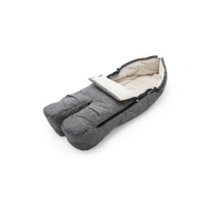 Stokke Foot Muff - Black Melange