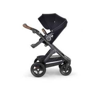 Stokke Trailz Terrain Black With Brown Handle - Black