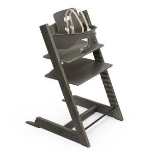 Stokke Tripp Trapp High Chair with Baby Set - Hazy Grey
