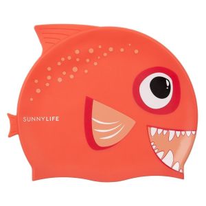 SunnyLife Swimming Cap Fishy Red