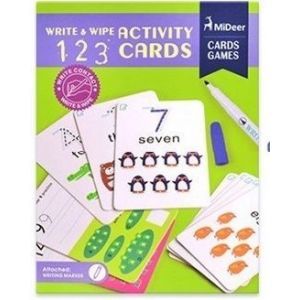 Mideer Wipe & Write Activity - 123 Cards