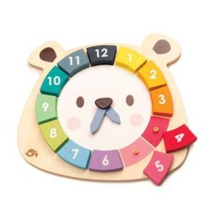 Tender Leaf Toys Bear Colors Clock 12 Colour pcs