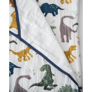 Little Unicorn Cotton Hooded Towel Big Kid Dino Friends