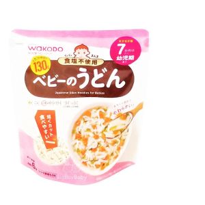 Wakodo Salt-Free Japanese Udon Noodles for Babies 7m+ 130g
