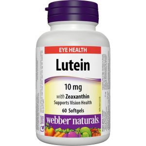 Webber Naturals Lutein With Zeaxanthin 10mg 60Softgels @#