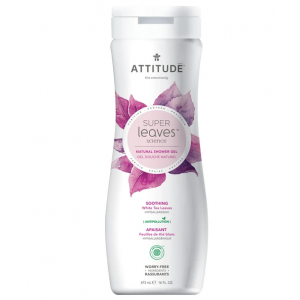 Attitude Super Leaves Natural Showel Gel Body Wash Soothing - White Tea Leaves 473ml