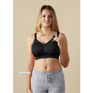 Bravado Designs The Body Silk Seamless Nursing Bra - Black Size XL