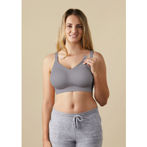 Bravado Designs The Body Silk Seamless Nursing Bra - Silver Belle Size XL