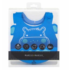 Marcus & Marcus Silicone Baby Bib - Lucas