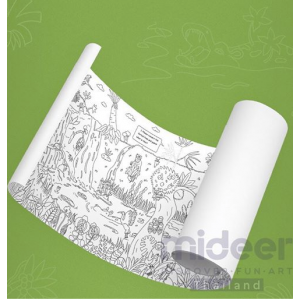 Mideer Giant Colouring Roll Jungle 10 Meters Long 43x100cm 3Years+