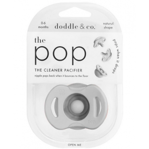 Doddle & Co. Pop Pacifier Oh Happy Grey