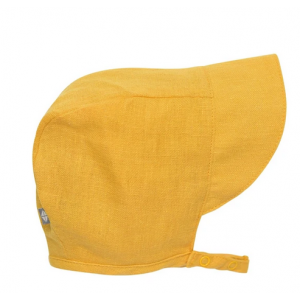 Kyte Baby Linen Bonnets - Mustard 6-12 Months