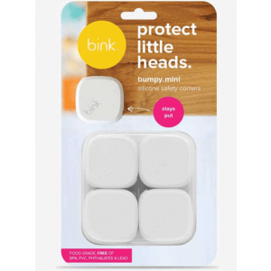 Bink Bumpy Mini Silicone Safety Corners - White 4-Pack