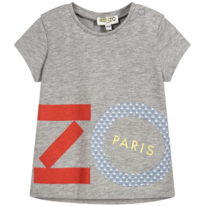 Kenzo Kids Baby Girls Cotton Logo T-Shirt - 18M