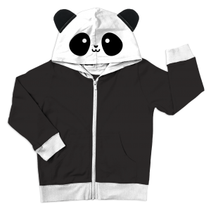 Whistle & Flute Kawaii Panda Zip Hooded Sweatshirt 6-12m