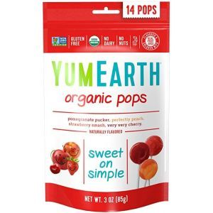 YumEarth 有機果汁棒棒糖 85g (14 Pops)