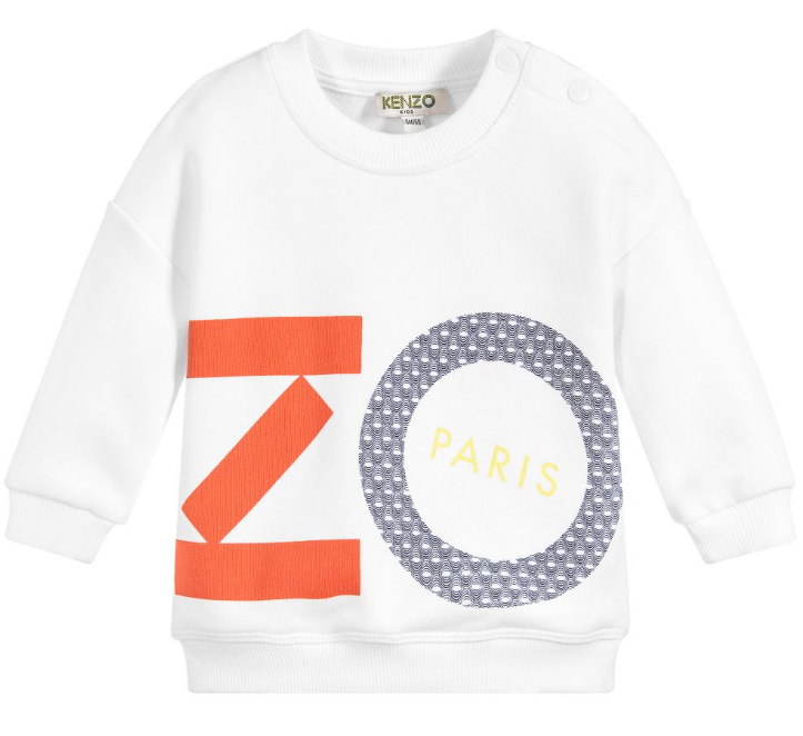 Kenzo Kids Baby Girls Logo Sweatshirt 9M